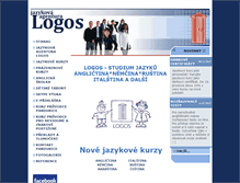 Tablet Screenshot of jazyky-logos.cz